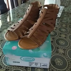 Brand new Soda sandals